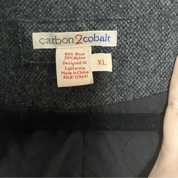 Carbon 2 Cobalt Full Zip Wool Bomber‎ Jacket XL - Picture 4 of 4